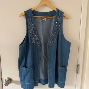 Vintage Blue Denim Vest